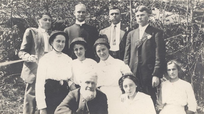 Charles Driver and other students