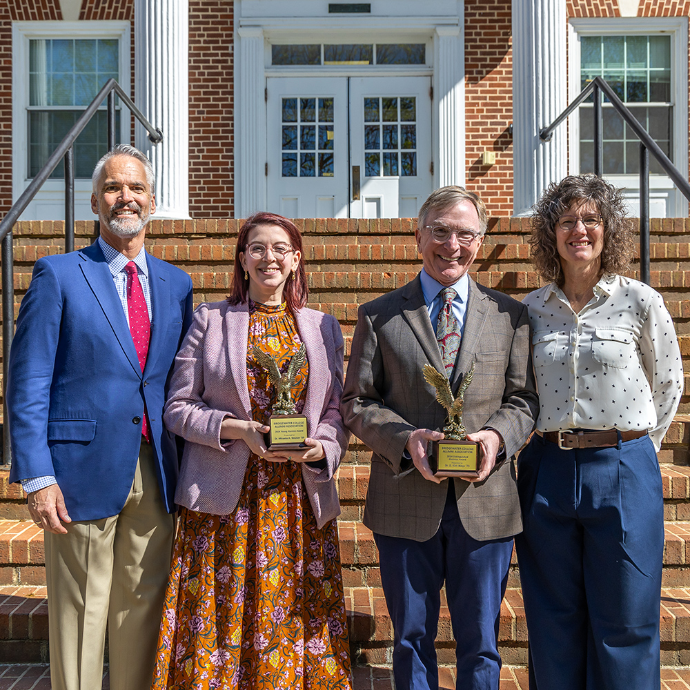 College award winners with President Bushman and B-C-A-A President Jill Early