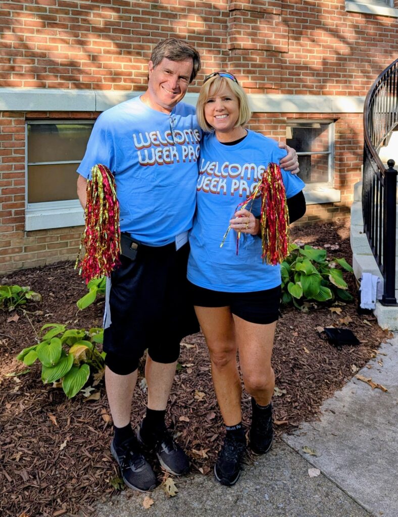 Ben and Sherrie Wampler at move-in day.