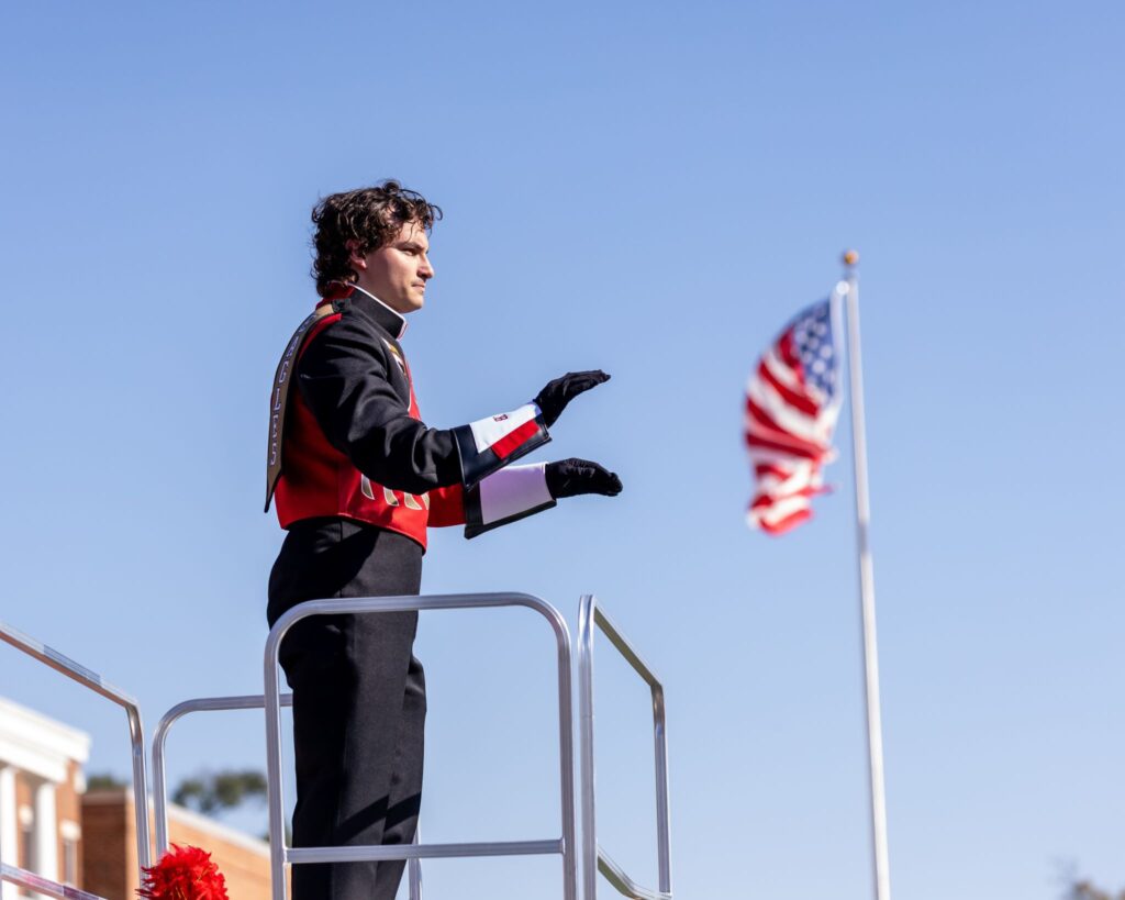 Screamin' Eagles Drum Major Charlie Hale