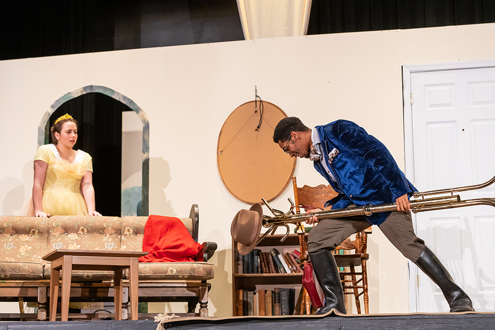 Performers on stage for B-C Theatre production of Glassheart 