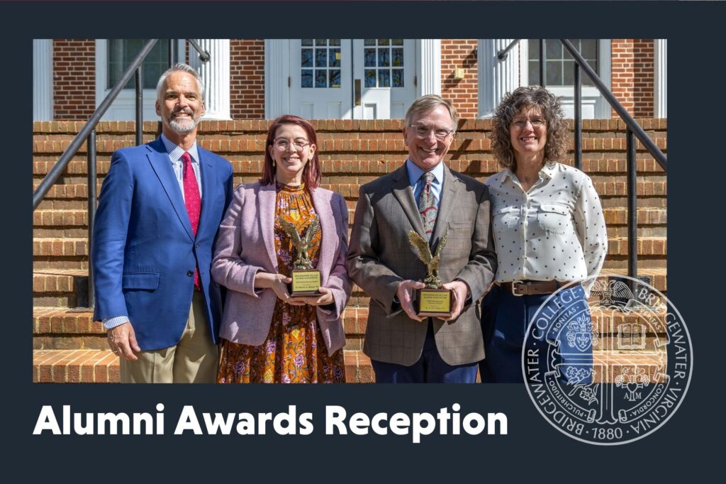 College award winners with President Bushman and B-C-A-A President Jill Early