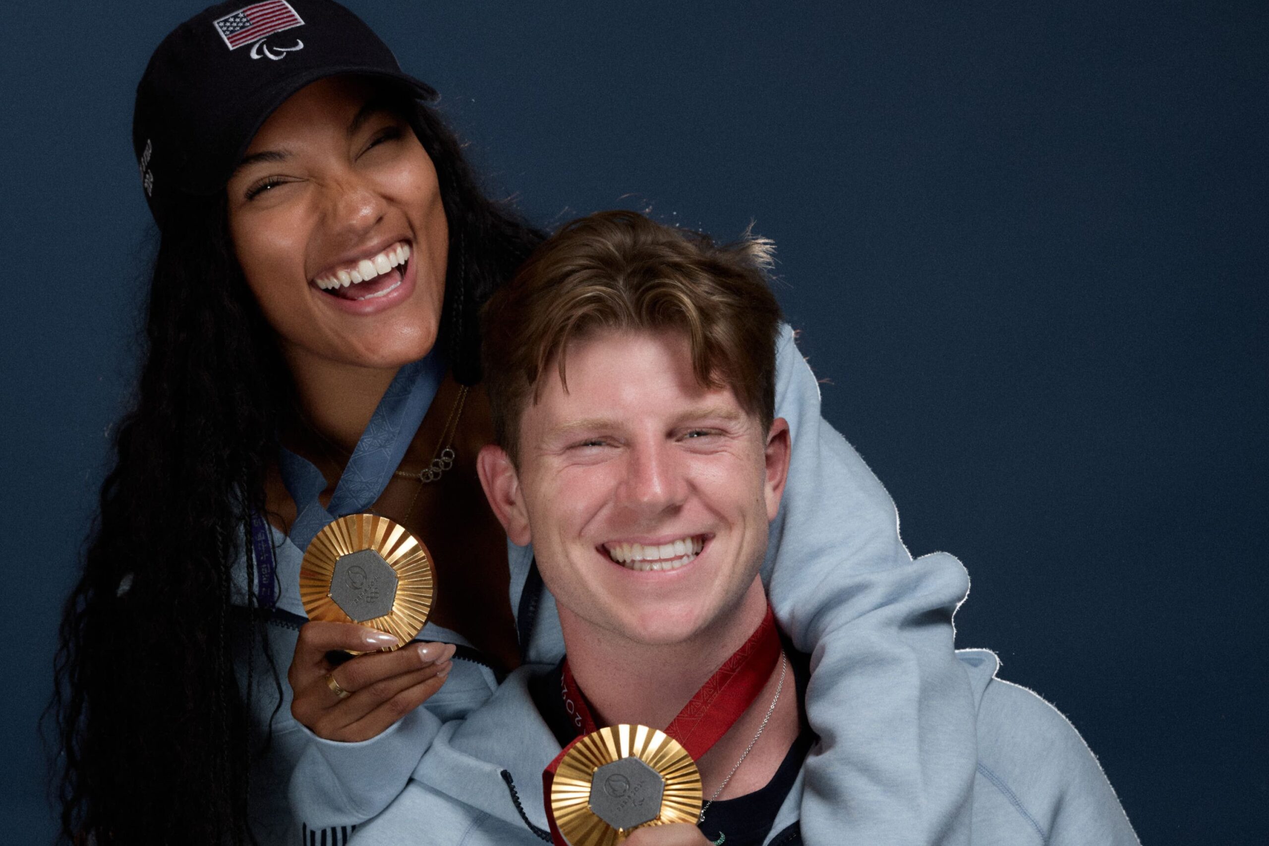 Tara Davis-Woodhall and Hunter Woodhall