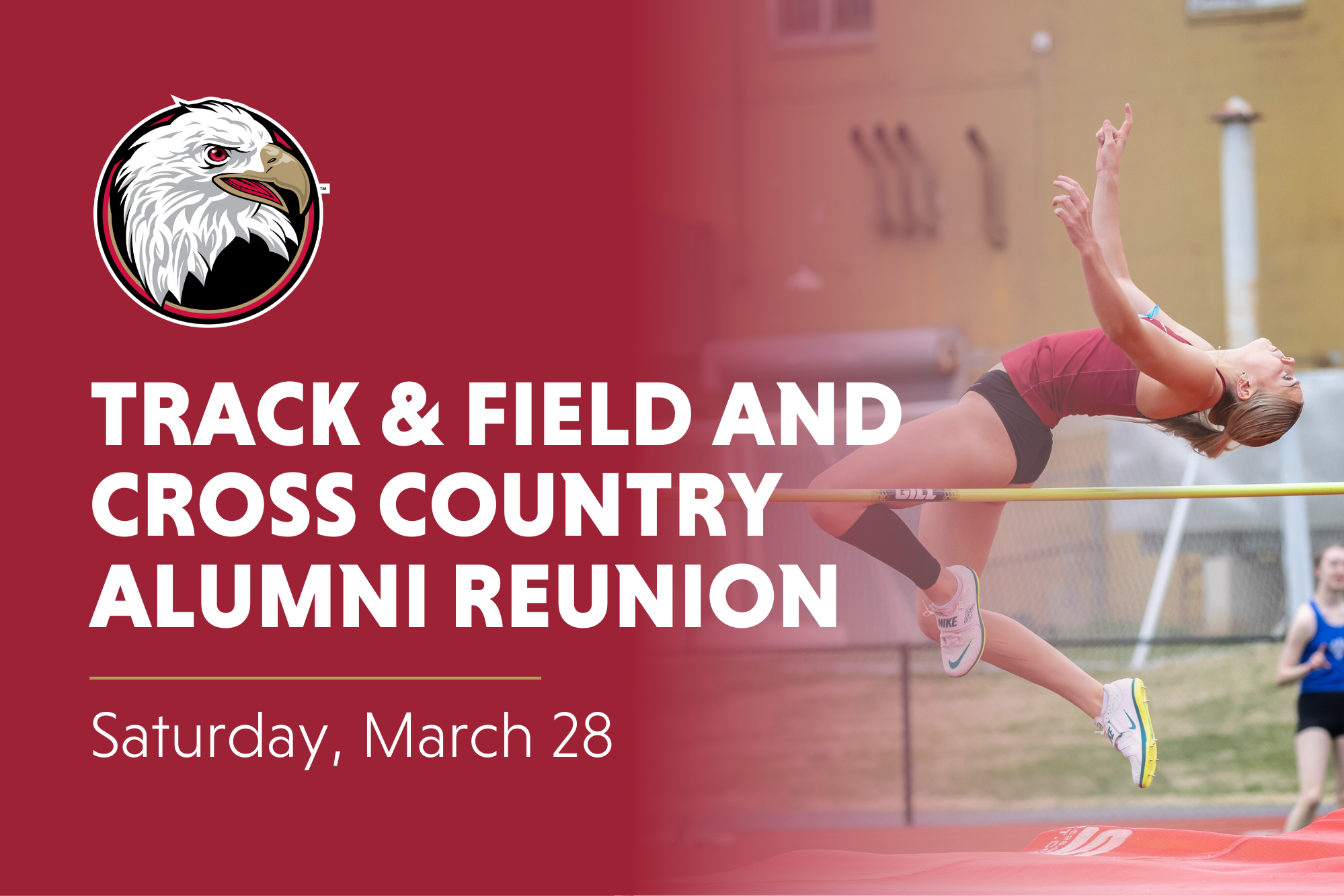 Track and Field Cross Country Alumni Reunion, Saturday, March 28