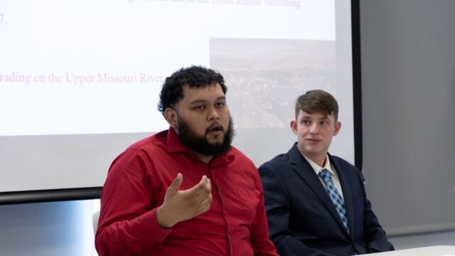 Students presenting at ASPIRE 2026.