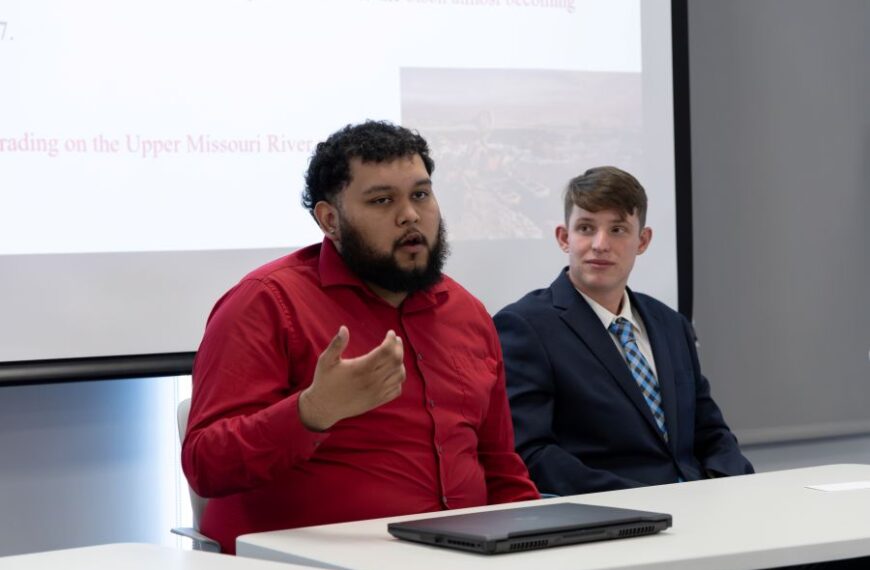 Students presenting at ASPIRE 2026.