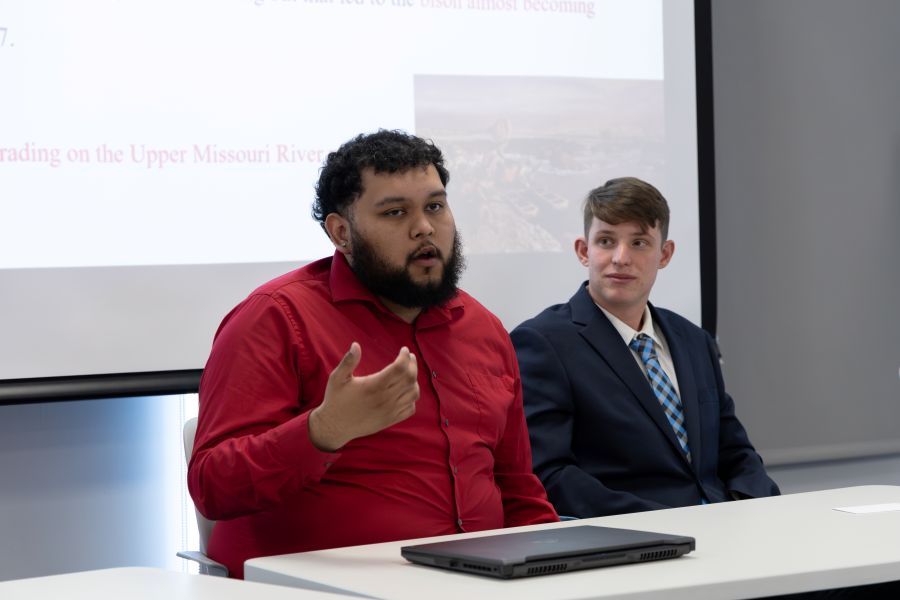 Students presenting at ASPIRE 2026.