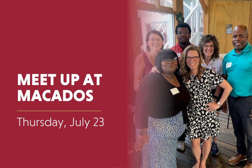 Thursday, July 23. Meet Up at Macados!