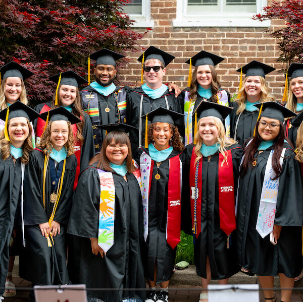Bridgewater College students at Commencement 2026