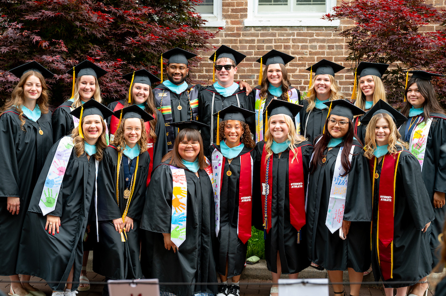 Bridgewater College students at Commencement 2026
