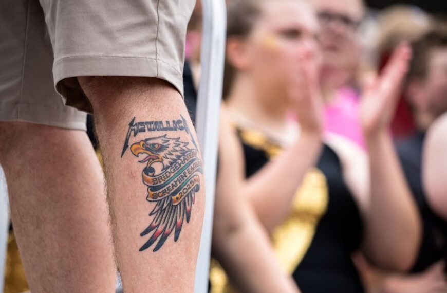 Barry Flowe's Metallica tattoo